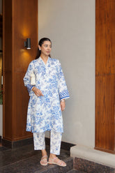 Blue and White